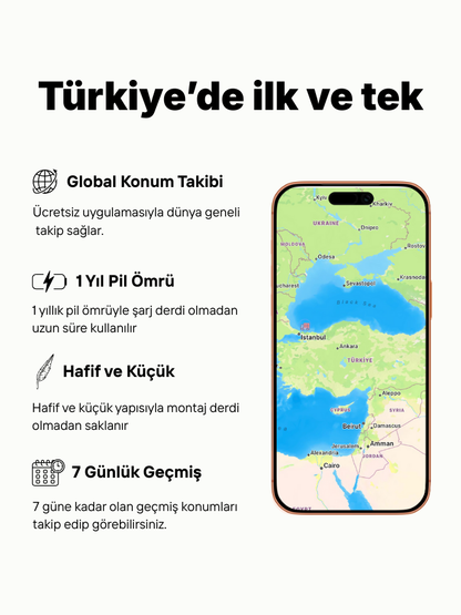 Tagcip Pro Plustag Konum Geçmişli Takip Cihazı
